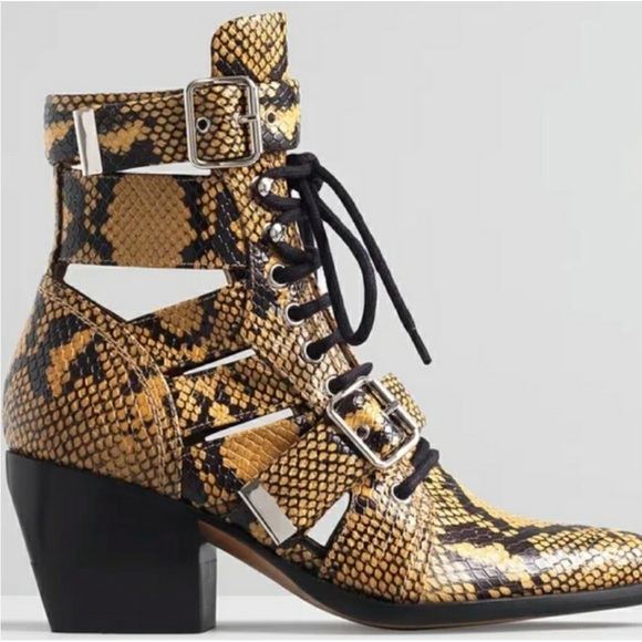 Chloe Rylee Python Print Medium Ankle
Boots - Picture 13 of 14